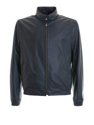 CORNELIANI: giacche in pelle - Giubbotto in nappa reversibile