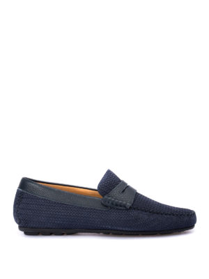 CORNELIANI: Loafers & Slippers - Woven leather loafers