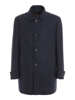 CORNELIANI: padded coats - Wool slightly padded coat