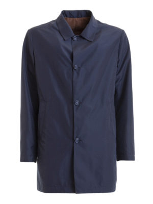 CORNELIANI: cappotti corti - Impermeabile dritto reversibile