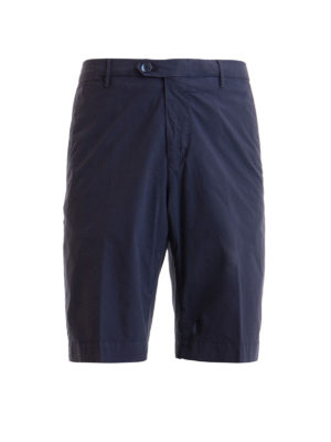 CORNELIANI: Trousers Shorts - Stretch cotton bermuda shorts