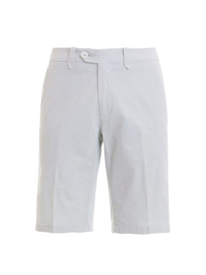 CORNELIANI: pantaloni shorts - Bermuda in gabardina di cotone