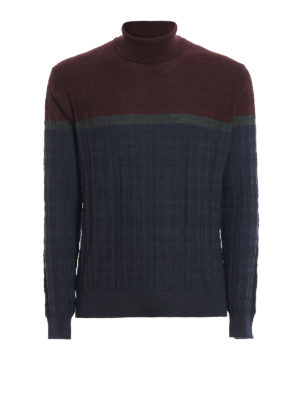 CORNELIANI: Turtlenecks & Polo necks - Multicolour wool turtleneck