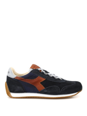 Diadora Heritage: sneakers - Sneakers Equipe Italia in camoscio