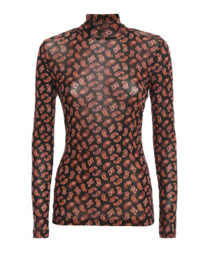 Diane von Furstenberg: blouses - Remy Paisley tulle blouse