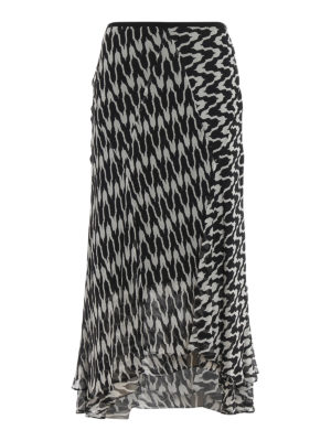 Diane von Furstenberg: Faldas media pierna y semilargas - Falda Semilarga - Debra