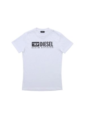 DIESEL: t-shirts - Tjdivision t-shirt in white