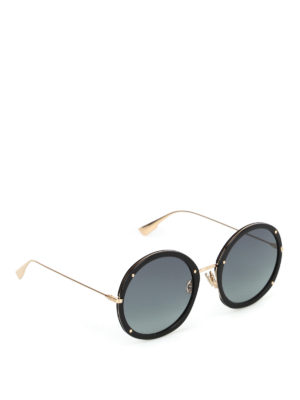 DIOR: occhiali da sole - Occhiali da sole oversize DiorHypnotic1 neri