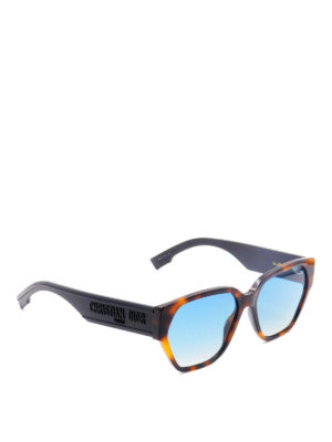 DIOR: Gafas de sol - Gafas De Sol - Marrón Oscuro