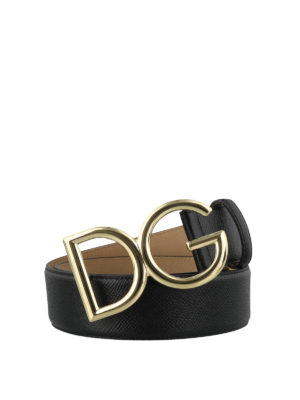 DOLCE & GABBANA: Cinturones - Cinturón - Negro