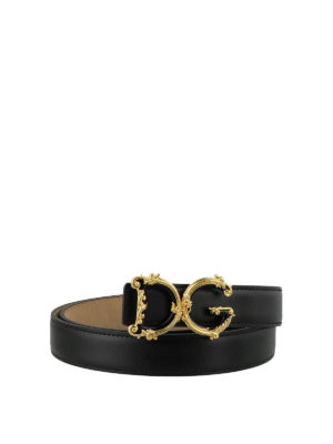 DOLCE & GABBANA: Cinturones - Cinturón - Negro