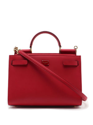 DOLCE & GABBANA: Bowling - Bowling Tasche - Rot