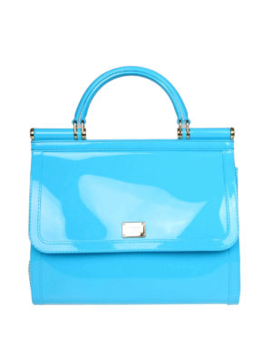 DOLCE & GABBANA: bauletti - Borsa Sicily grande in gomma