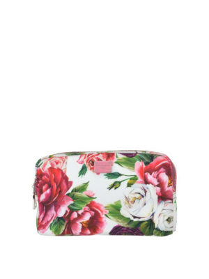 DOLCE & GABBANA: custodie e cover - Beauty case con stampa floreale