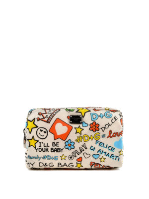 DOLCE & GABBANA: custodie e cover - Beauty case con stampa murales