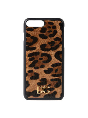 Dolce & Gabbana: Cases & Covers - Leo print iPhone 7 plus cover