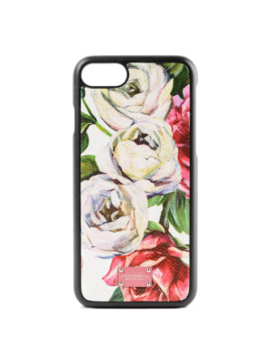 DOLCE & GABBANA: custodie e cover - Cover iPhone 7 stampa peonie