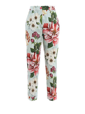 DOLCE & GABBANA: Pantalones casual - Pantalón Casual - De Flores