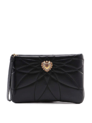 DOLCE & GABBANA: clutches - Devotion medium clutch
