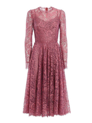 DOLCE & GABBANA: Vestidos de cóctel - Vestido De Cóctel - Rosado