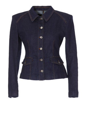 DOLCE & GABBANA: denim jacket - Denim fitted jacket
