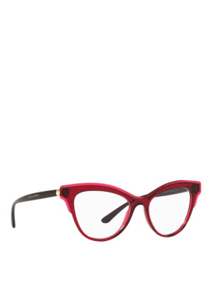 DOLCE & GABBANA: Occhiali - Occhiali da vista in acetato trasparente