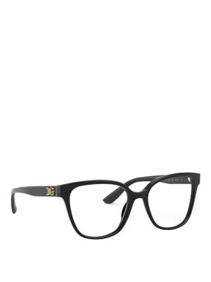 DOLCE & GABBANA: Glasses - Gold-tone logo cat-eye optical glasses