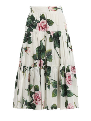 DOLCE & GABBANA: Faldas media pierna y semilargas - Falda Semilarga - Multicolor