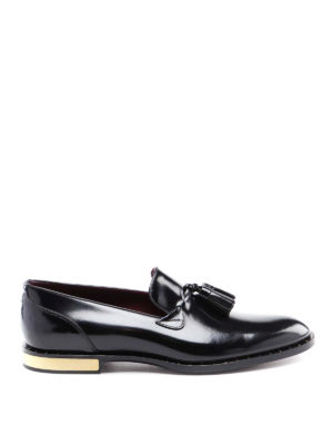 DOLCE & GABBANA: Loafers & Slippers - Napoli brushed leather loafers