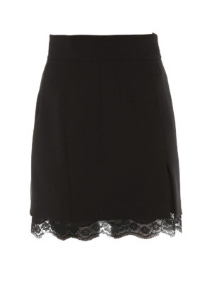 DOLCE & GABBANA: Minifaldas - Minifalda - Negro