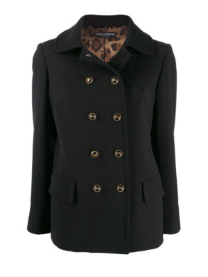 DOLCE & GABBANA: Abrigos cortos - Abrigo Corto - Negro