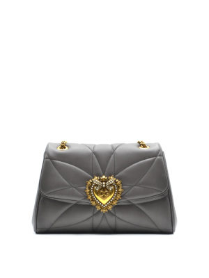 DOLCE & GABBANA: Schultertaschen - Schultertasche - Grau