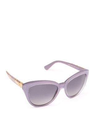 DOLCE & GABBANA: occhiali da sole - Occhiali da sole con aste marmorizzate