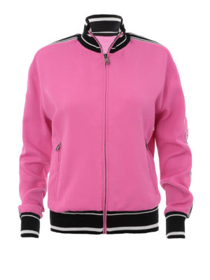 DOLCE & GABBANA: Felpe e maglie - Felpa in viscosa stretch fucsia