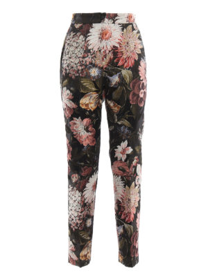 DOLCE & GABBANA: Pantalones de sastrerìa - Pantalones De Sastrería - De Flores