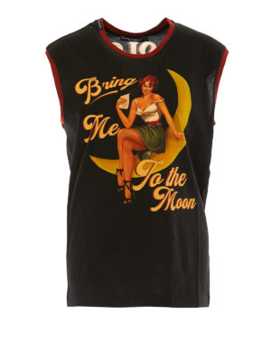 DOLCE & GABBANA: Tops y camisetas sin mangas - Top - Bring Me To The Moon