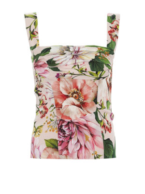DOLCE & GABBANA: Tops y camisetas sin mangas - Top - Multicolor