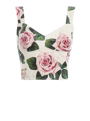 DOLCE & GABBANA: Tops y camisetas sin mangas - Top - Multicolor