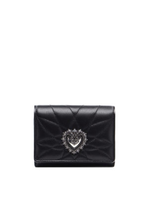 DOLCE & GABBANA: wallets & purses - Devotion small continental wallet