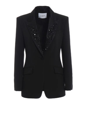 DONDUP: giacche blazer - Blazer Filippa con revers decorati