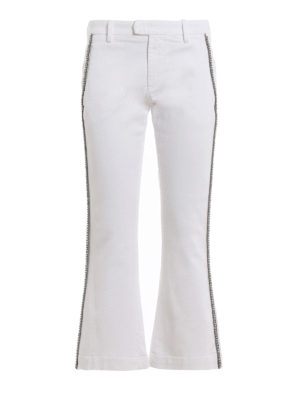 DONDUP: jeans bootcut - Jeans Benedicte impreziositi