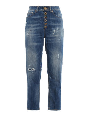 DONDUP: Boyfriend - Koons jeans with jewel buttons