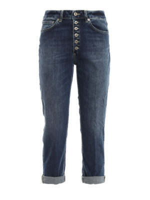 DONDUP: Boyfriend - Jeans Koons corti taglio ampio
