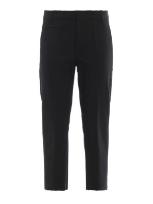 DONDUP: pantaloni casual - Pantaloni Ariel crop