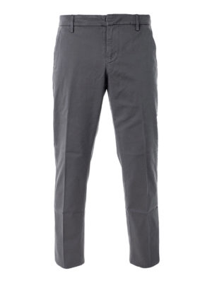 DONDUP: pantaloni casual - Pantaloni Gaubert in cotone