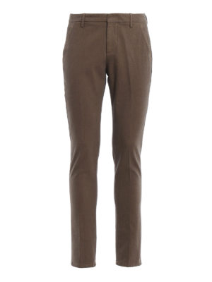 DONDUP: pantaloni casual - Pantaloni chino Gaubert jacquard