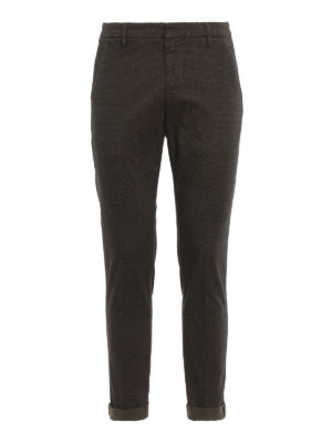 DONDUP: pantaloni casual - Pantaloni chino Gaubert mélange