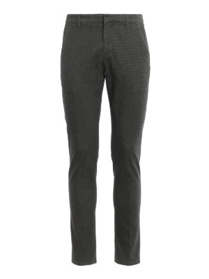 DONDUP: casual trousers - Gaubert melange chino trousers