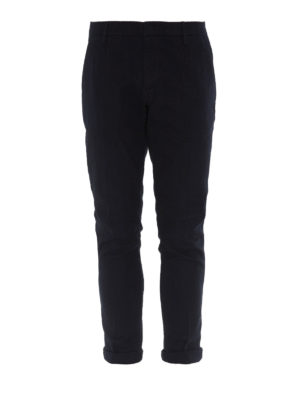 DONDUP: pantaloni casual - Pantaloni Gaubert Pinces in cotone stretch