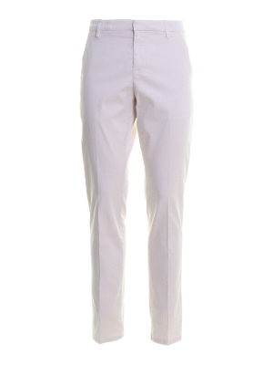 DONDUP: casual trousers - Gaubert satin pants